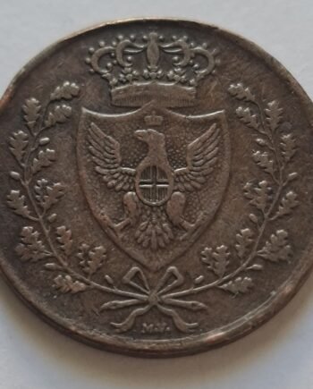 5 Centesimi 1826 – Kingdom of Sardinia – Carlo Felice