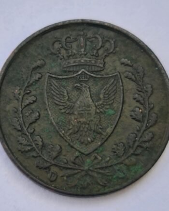 1826 3 Centesimi coin from the Kingdom of Sardinia | coinnazal.com