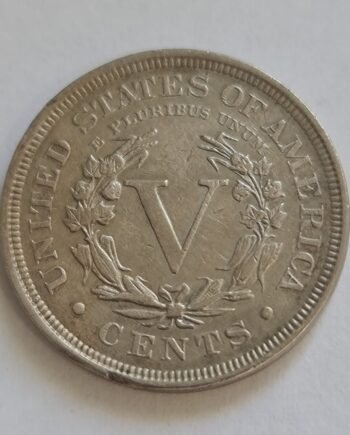 USA 5 Cents – Liberty Head “V” Nickel 1894 XF – Rare Date