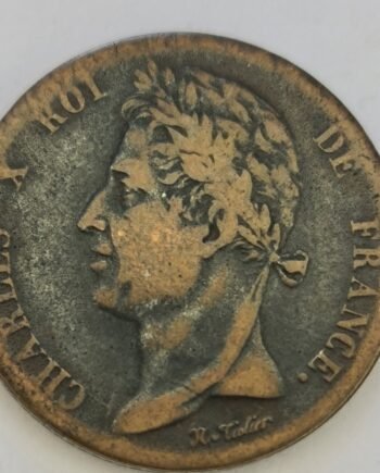 1830 French Colonies 5 Centimes | coinnazal.com | Obverse