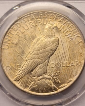 1922 Peace Silver Dollar MS62 PCGS Certified – Brilliant Uncirculated